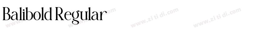 Balibold Regular字体转换 Balibold Regular字体转换